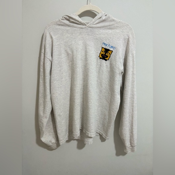 Extremely Rare 1994 Pink Floyd Light weight grey hoodie flawless no stains 10/10